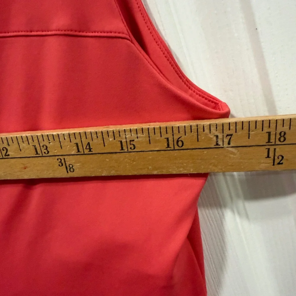 Columbia Sportswear Womens Red Sleeveless V-Neck Maxi Dress Side Slit Medium - Picture 3 of 9